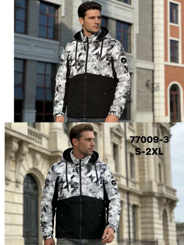 Kurtka męska cienka Roz S-2XL, 1 Kolor Paczka 5 szt